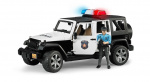 Bruder Jeep Wrangler Unlimited Rubicon Politievoertuig met politieagent (02526)