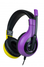 Bigben Interactieve Stereo Gaming Headset V1 - Paars + Geel (Switch)