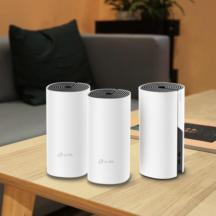 TP-Link Deco M4 (3-pack) AC1200 Wi-Fi-systeem voor het hele huis Mesh v2 TP-Link Deco M4 (3-pack) AC1200 Wi-Fi-systeem voor het hele huis Mesh v2