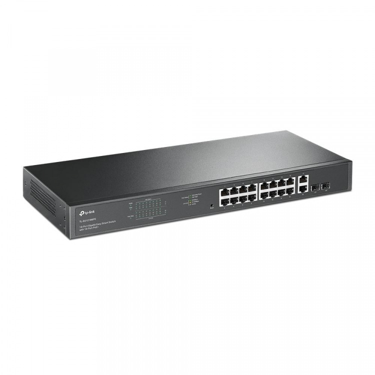 TP-Link 18-poorts Gigabit Easy Smart Switch met 16-poorts PoE+