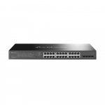TP-Link JetStream 24-poorts 10/100Mbps + 4-poorts Gigabit Smart Switch met 24-poorts PoE+ TP-Link JetStream 24-poorts 10/100Mbps + 4-poorts Gigabit Smart Switch met 24-poorts PoE+