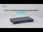 TP-Link 5-poorts 2.5G Multi-Gigabit desktopswitch TP-Link 5-poorts 2.5G Multi-Gigabit desktopswitch