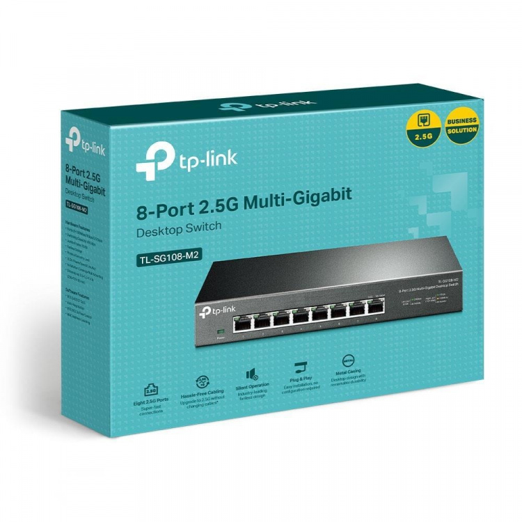 TP-Link 8-poorts 2,5G Multi-Gigabit desktopswitch