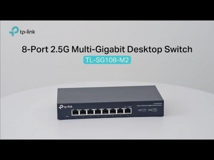 TP-Link 8-poorts 2,5G Multi-Gigabit desktopswitch