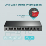 TP-Link 10-poorts Gigabit desktopswitch met 8-poorts PoE+