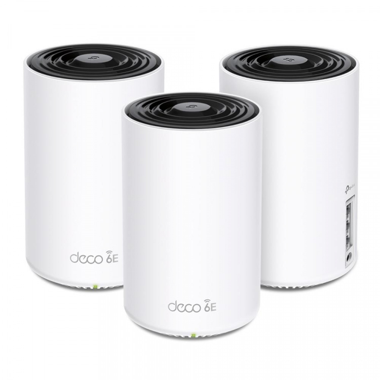 TP-Link Deco XE75 (3-pack) Wi-Fi 6E AXE5400 Wi-Fi-systeem voor het hele huis TP-Link Deco XE75 (3-pack) Wi-Fi 6E AXE5400 Wi-Fi-systeem voor het hele huis