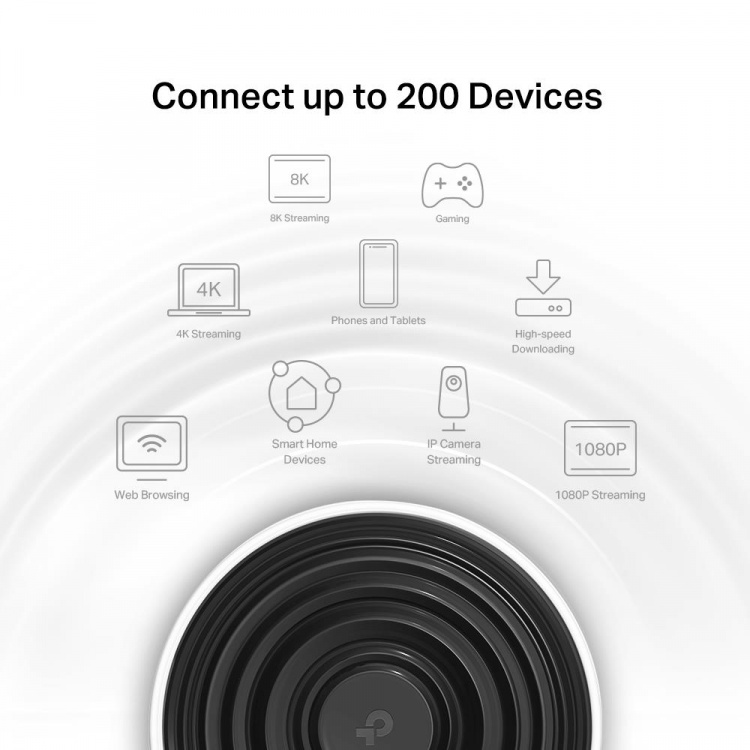 TP-Link Deco XE75 (3-pack) Wi-Fi 6E AXE5400 Wi-Fi-systeem voor het hele huis TP-Link Deco XE75 (3-pack) Wi-Fi 6E AXE5400 Wi-Fi-systeem voor het hele huis