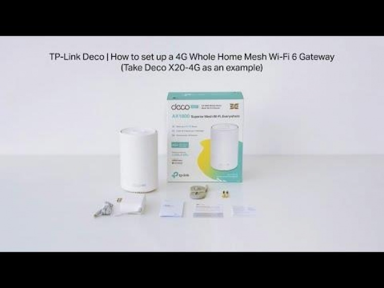 TP-Link Deco X50 Wi-Fi 6 AX3000 4G-netwerkgateway voor het hele huis TP-Link Deco X50 Wi-Fi 6 AX3000 4G-netwerkgateway voor het hele huis