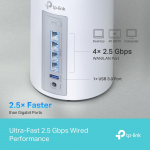 TP-Link Deco BE65 Wi-Fi 7 BE9300 Wi-Fi-systeem voor het hele huis (1-pak) TP-Link Deco BE65 Wi-Fi 7 BE9300 Wi-Fi-systeem voor het hele huis (1-pak)