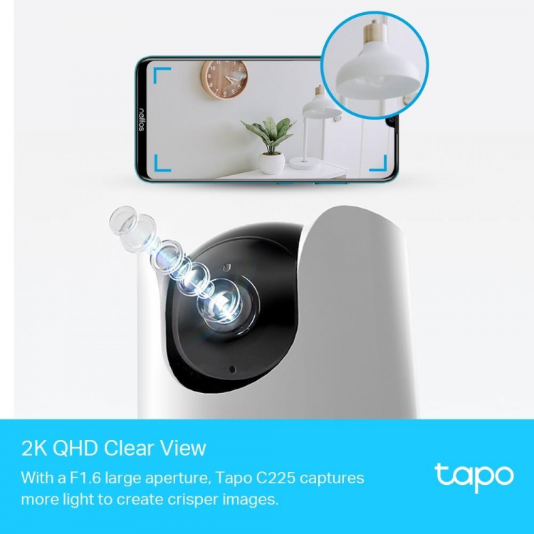 TP-Link Tapo Pan/Tilt AI Home Security Wi-Fi Camera /Tapo C225 TP-Link Tapo Pan/Tilt AI Home Security Wi-Fi Camera /Tapo C225
