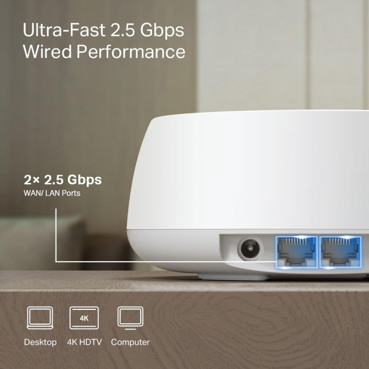 TP-Link Deco BE25 BE3600 Wi-Fi-systeem met netwerk in het hele huis 7 (1-pak)