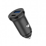 Gear Laddare 12/24V 1xUSB-C + 1xUSB-A PD 30W + QC18.0W MAX Svart