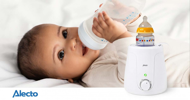 Alecto Flessenwarmer wit