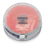 Lenco Draagbare CD-speler met anti-schok Transparant