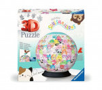 Ravensburger Puzzelbal 3D Squishmallows 72p