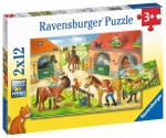 Ravensburger Happy Days At The Stables 2x12p - 05178