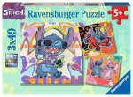 Ravensburger Puzzel Disney Stitch 3x49p