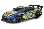 TEC-TOY Racer R/C 1:18 2,4GHz met licht & Try Me - blauw/geel (471267)