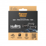 PanzerGlass Hoops Camera Lens Beschermer iPhone 15 Pro - 15 Pro Max - Zwart Metaal