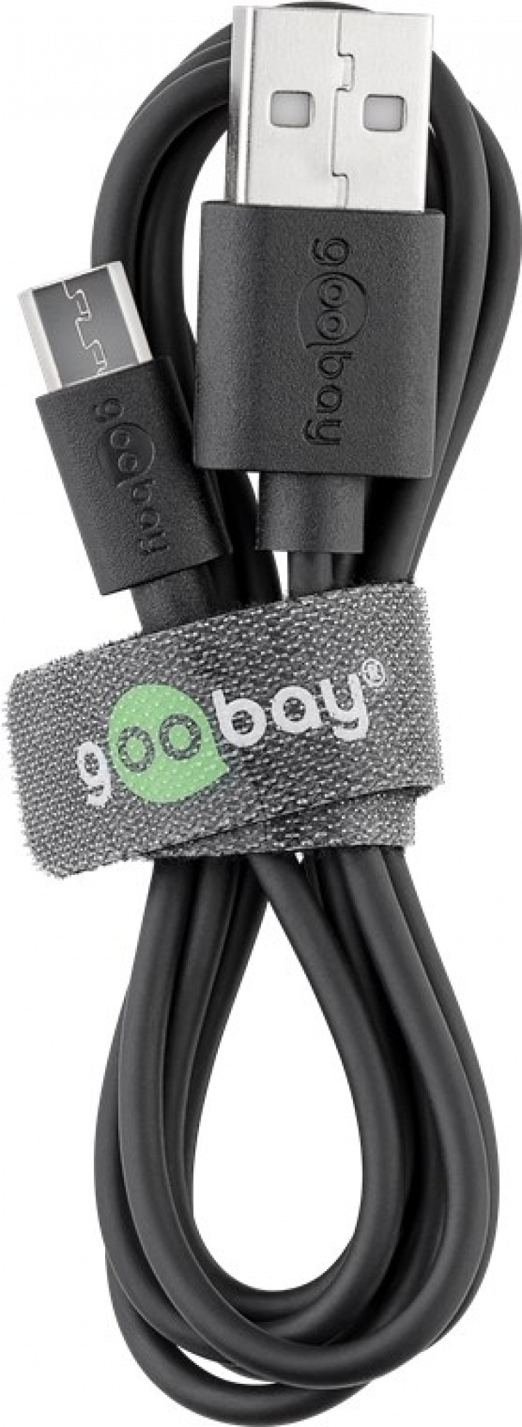 Goobay Micro-USB laddningssats (5 W) Strömförsörjning med Micro-USB-kabel 1 m (svart) Goobay Micro-USB laddningssats (5 W) Strömförsörjning med Micro-USB-kabel 1 m (svart)