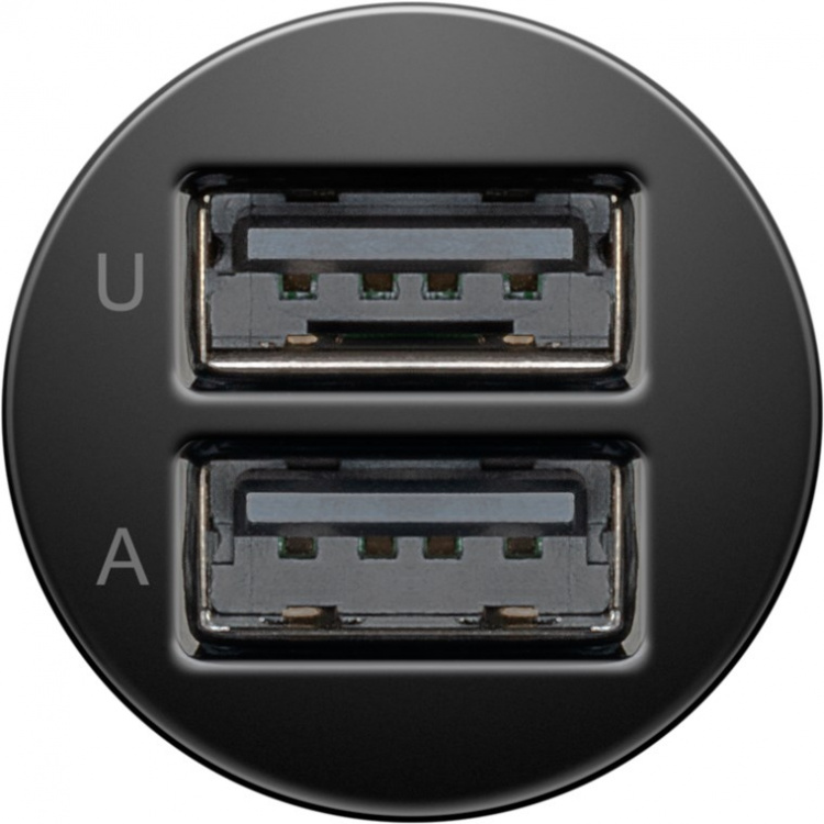 Goobay Dual USB laddare för bil USB-C™, USB-A (12 W) Laddningsadapter för bil med 2x USB-A och USB-C™-kabel 1,0 m (svart) Goobay Dual USB laddare för bil USB-C™, USB-A (12 W) Laddningsadapter för bil med 2x USB-A och USB-C™-kabel 1,0 m (svart)