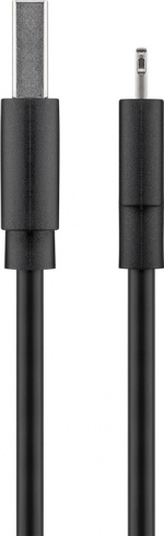 Goobay Lightning USB-kabel för laddning och synkronisering, 1 m, svart MFi-kabel för Apple iPhone/iPad