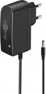 Goobay 12 V nätdel (7,2 W / 0,6 A) med centrumstift (han) 5,5 mm x 2,1 mm Goobay 12 V nätdel (7,2 W / 0,6 A) med centrumstift (han) 5,5 mm x 2,1 mm