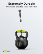 Goobay Stereo RCA-kabel, 3 m 2x RCA-kontakt (ljud vänster / höger) > 2x RCA-kontakt (ljud vänster / höger) Goobay Stereo RCA-kabel, 3 m 2x RCA-kontakt (ljud vänster / höger) > 2x RCA-kontakt (ljud vänster / höger)