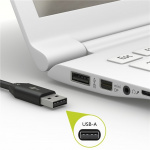 Goobay Lightning USB-kabel för laddning och synkronisering, 0,5 m, svart MFi-kabel för Apple iPhone/iPad