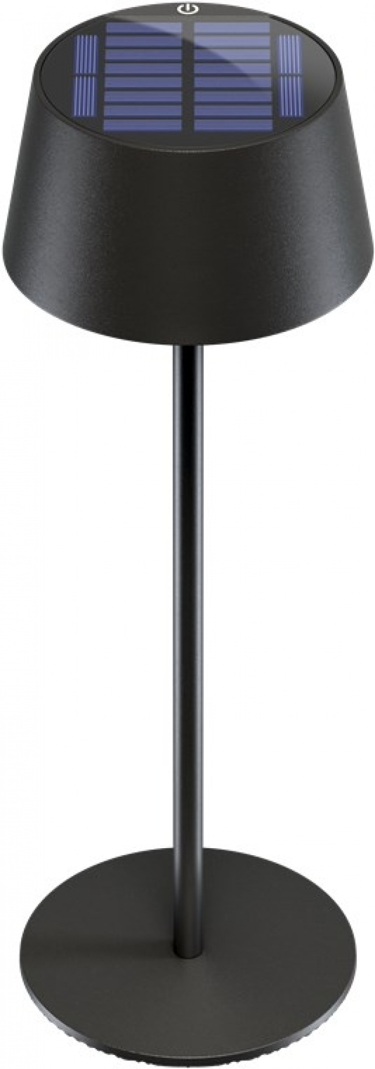 Goobay Trådlös LED-bordslampa med solcell, svart med touchkontroll, 150 lm, varmvit (3000 K), steglöst dimbar Goobay Trådlös LED-bordslampa med solcell, svart med touchkontroll, 150 lm, varmvit (3000 K), steglöst dimbar