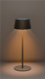 Goobay Trådlös LED-bordslampa med solcell, svart med touchkontroll, 150 lm, varmvit (3000 K), steglöst dimbar Goobay Trådlös LED-bordslampa med solcell, svart med touchkontroll, 150 lm, varmvit (3000 K), steglöst dimbar