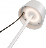 Goobay Trådlös LED-bordslampa med solcell, vit med touchkontroll, 150 lm, varmvit (3000 K), steglöst dimbar Goobay Trådlös LED-bordslampa med solcell, vit med touchkontroll, 150 lm, varmvit (3000 K), steglöst dimbar