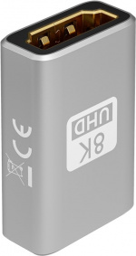 Goobay HDMI™-adapter, koppling, guldpläterad, 8K @ 60 Hz HDMI™-uttag (typ A) > HDMI™-uttag (typ A)