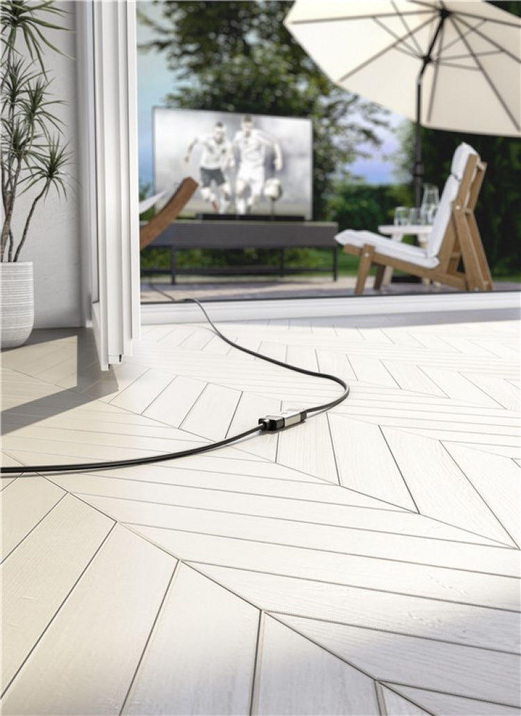 Goobay HDMI™-adapter, koppling, guldpläterad, 8K @ 60 Hz HDMI™-uttag (typ A) > HDMI™-uttag (typ A)