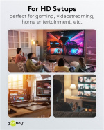 Goobay USB-C™-kabel, USB 3.2, 60 W, 5 Gbit/s, Power Delivery, 2 m USB-C™-kontakt > USB-C™-kontakt Goobay USB-C™-kabel, USB 3.2, 60 W, 5 Gbit/s, Power Delivery, 2 m USB-C™-kontakt > USB-C™-kontakt