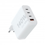 Xtorm 140W GaN2 Ultra Thuislader 3xUSB-C/USB-A Wit Xtorm 140W GaN2 Ultra Thuislader 3xUSB-C/USB-A Wit