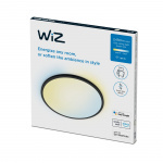 WiZ Superslim Slimme Plafondlamp - Zwart 22W