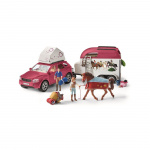 Schleich Horse Club - Paardenavonturen met auto en trailer (42535)