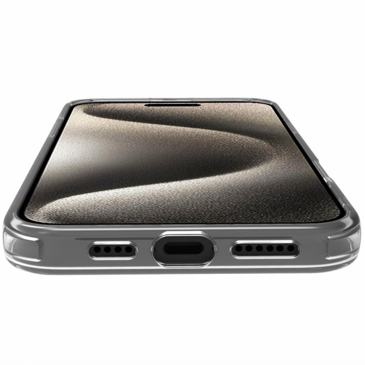 Celly Gelskinmag Magnetic Cover MagSafe iPhone 16 Pro Max Transparent + Rosa Celly Gelskinmag Magnetic Cover MagSafe iPhone 16 Pro Max Transparent + Rosa