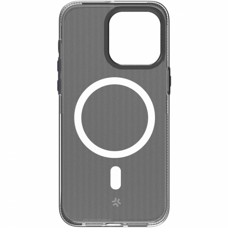 Celly Magsuit MagSafe-kompatibelt skal iPhone 16 semi-transparent Svart