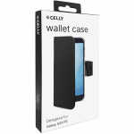 Celly Wally Wallet Case Galaxy S24 FE Svart Celly Wally Wallet Case Galaxy S24 FE Svart