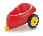 Dantoy Aanhangwagen met rubberen wielen - Rood (3336)