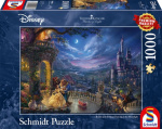 Schmidt Thomas Kinkade: Disney - De schoonheid en het beest dansen in het maanlicht (1000 stukjes) (SCH4848)