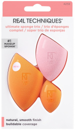 Real Techniques Ultimate Spons Trio Oranje/Rosa