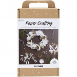 DIY Kit Craft Kit - Knutselen met papier, wit, licht naturel, 1 verpakking (977700)
