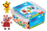 HAMA Beads Hama - Maxi Kralen - Peppa Pig parels en parelplaatje in emmer (8750) HAMA Beads Hama - Maxi Kralen - Peppa Pig parels en parelplaatje in emmer (8750)