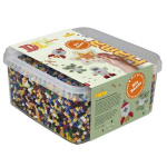 HAMA Beads Hama - BIO midi - 15.000 stuks + 1 sterplaat in emmer (371900)