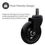 Desire2 Rubberen wielen 20 mm voor IKEA stoelen 5-pk