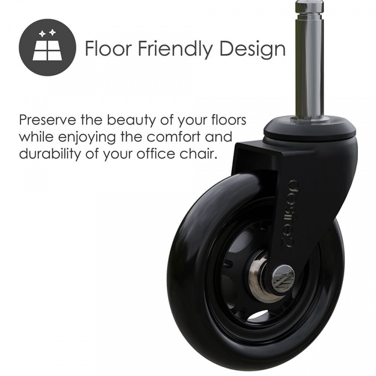 Desire2 Gummihjul 22mm för Universalstolar 5-pk Desire2 Gummihjul 22mm för Universalstolar 5-pk