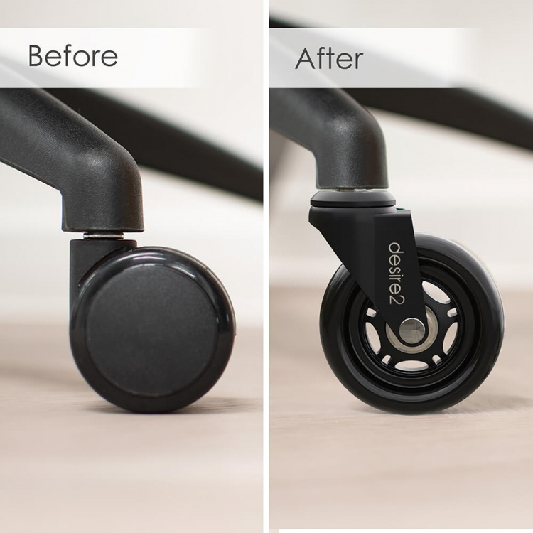 Desire2 Gummihjul 22mm för Universalstolar 5-pk Desire2 Gummihjul 22mm för Universalstolar 5-pk